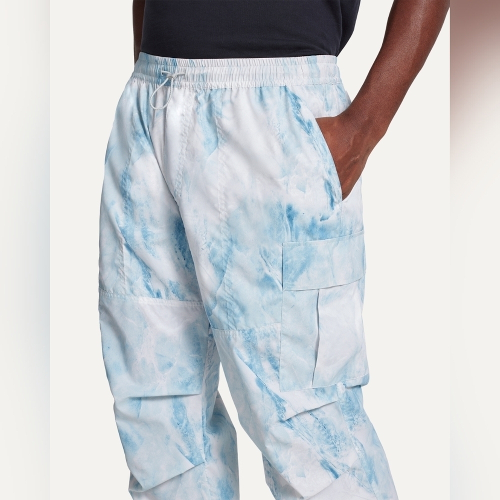 Ugg M Rixen Cargo Print Jogger Pants Mens Size M 1155591 Blue